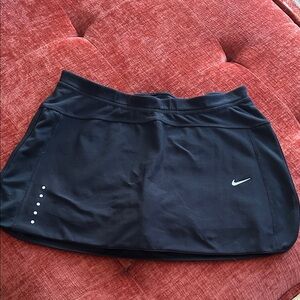 SOLD Nike Black Tennis Skirt with Logo